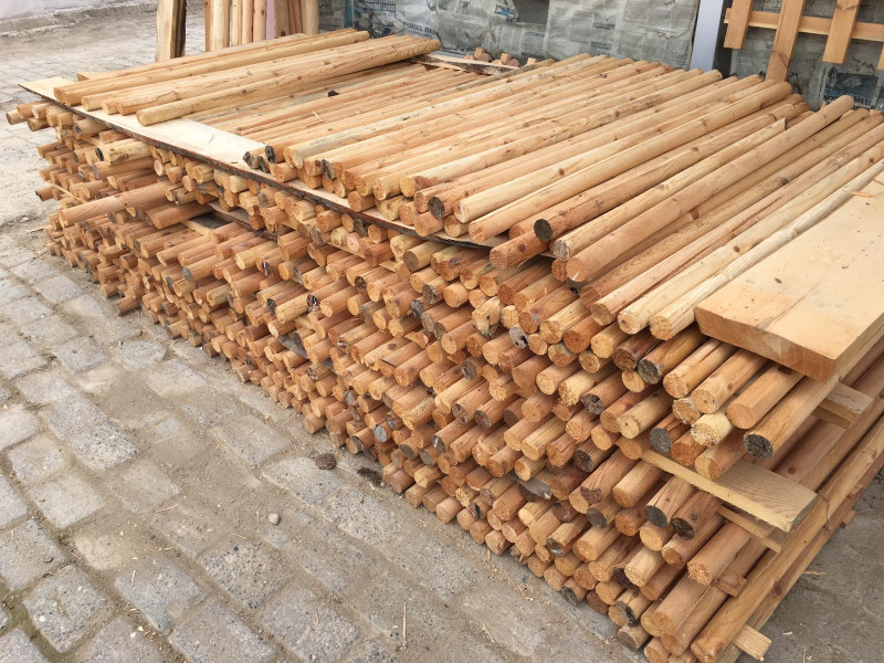 Wooden stakes